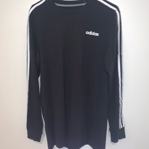 Adidas long sleeve three stripes